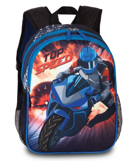 rugtas Top Speed 9 liter blauw