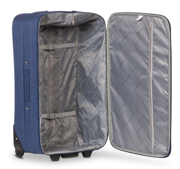 trolley donkerblauw 70 liter