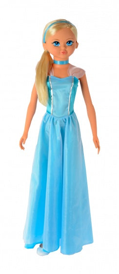 tienerpop 105 cm meisjes prinses blauw