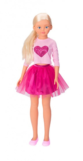 tienerpop 105 cm meisjes model roze