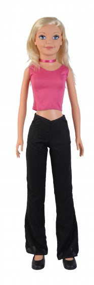 tienerpop 105 cm meisjes Sara roze