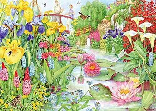 legpuzzel Flower Show The Water Garden 1000 stukjes