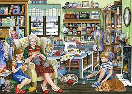 legpuzzel Granny's Sewing Room 1000 stukjes