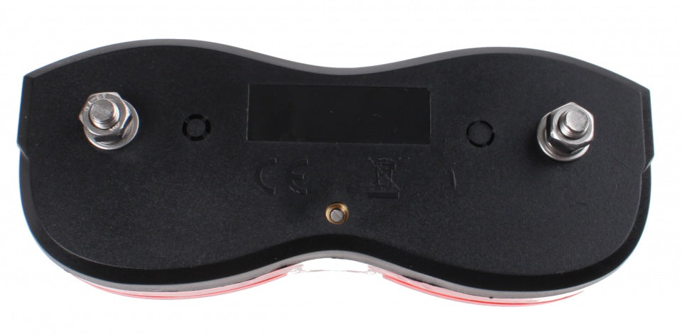 achterlicht EL3C led batterij zwart/rood