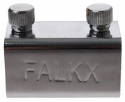 blokslot EA0501B 6 cm staal zilver 3-delig
