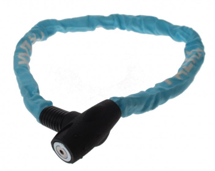 kettingslot met nylon hoes 1000 x 6 mm blauw