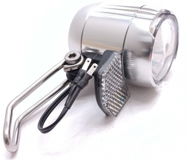 koplamp e-bike led 6-48V zilver