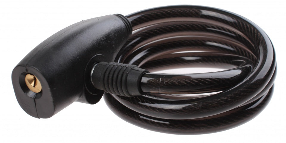 krulkabelslot met houder 1000 x 10 mm zwart