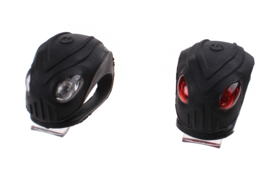 verlichtingsset Alien batterij led zwart 2-delig