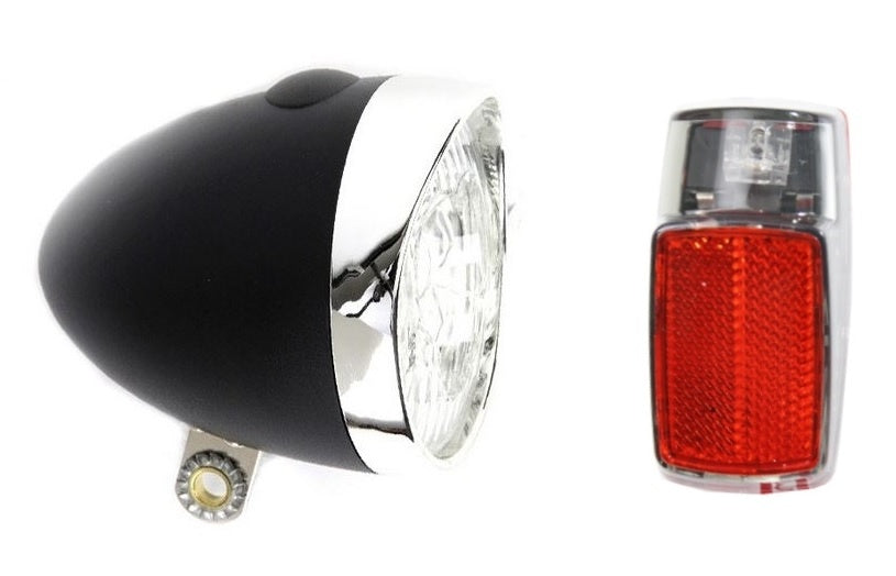 verlichtingsset led batterijen zwart