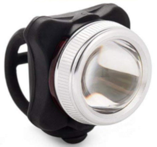 voor-/achterlamp El-022AF led lithium batterij zwart