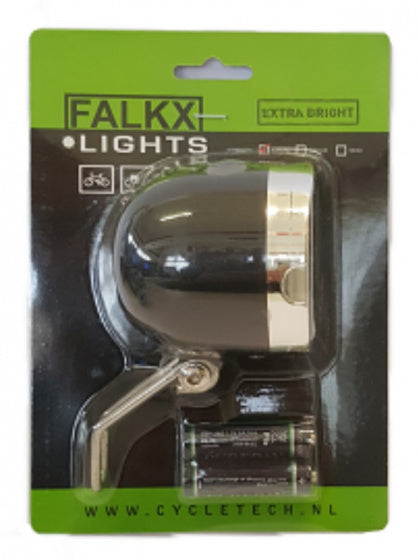 voorlicht 20 leds batterijen zwart/zilver