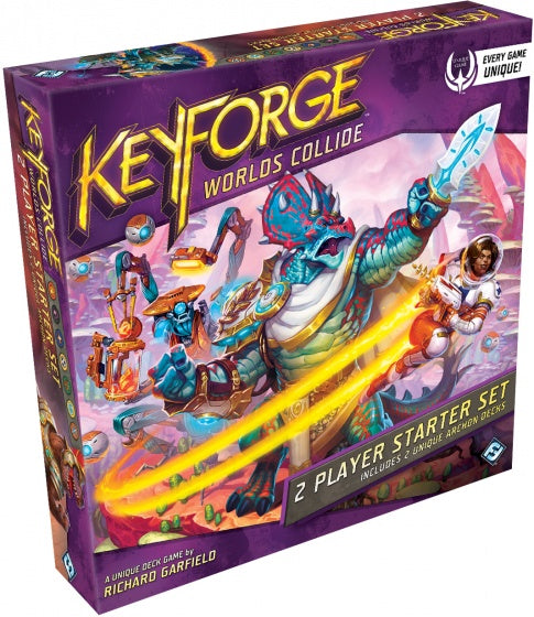 kaartspel KeyForge - Worlds Collide starterset