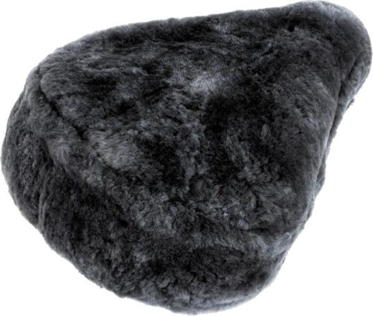 zadeldekje schapenvacht grijs 28 cm