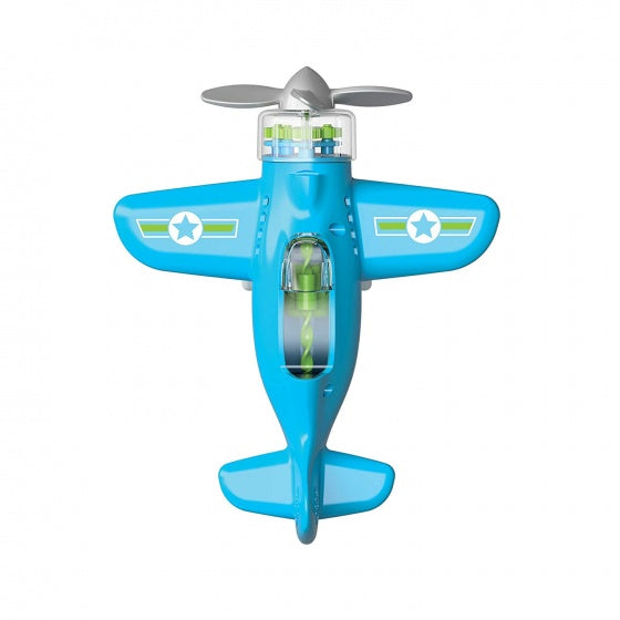 vliegtuig Playviator 20 cm blauw