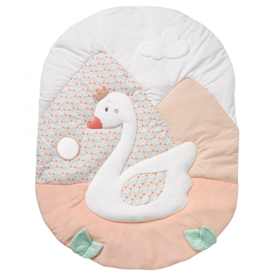 3D speelkleed Zwanenmeer 105 cm zalmroze/wit