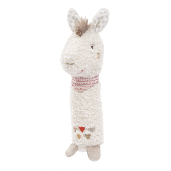 grijpfiguur Peru lama 12 cm beige