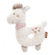 grijpfiguur Peru lama 16 cm beige