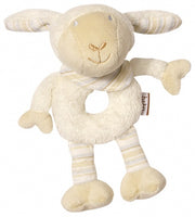 knuffelrammelaar schaap 16 cm pluche crème