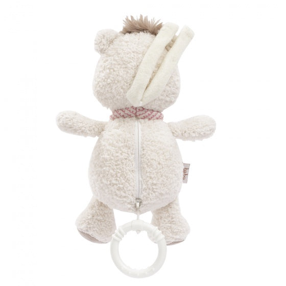 muziekdoos Peru beer 19 cm beige