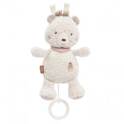 muziekdoos Peru beer 19 cm beige