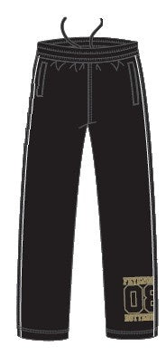 joggingbroek 1908 junior zwart maat 152