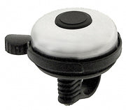 fietsbel 53 mm aluminium zilver/zwart
