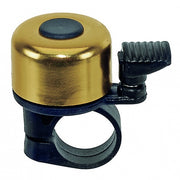 Fietsbel Mini Aluminium Met Metrische Schroef Goud