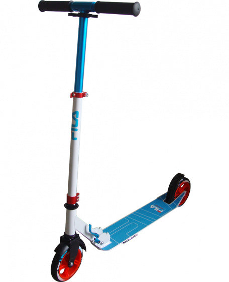 Scooter 145-F Junior Voetrem Blauw/Wit