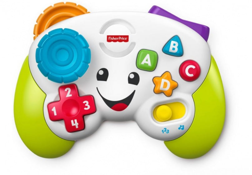 game- en leercontroller 15 cm wit
