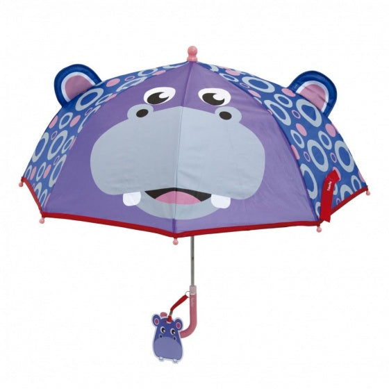 paraplu Nijlpaard paars/blauw 80 cm