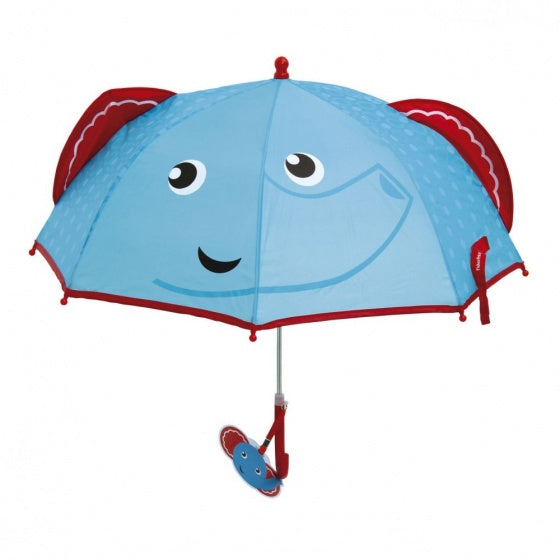 paraplu Olifant blauw/rood 80 cm