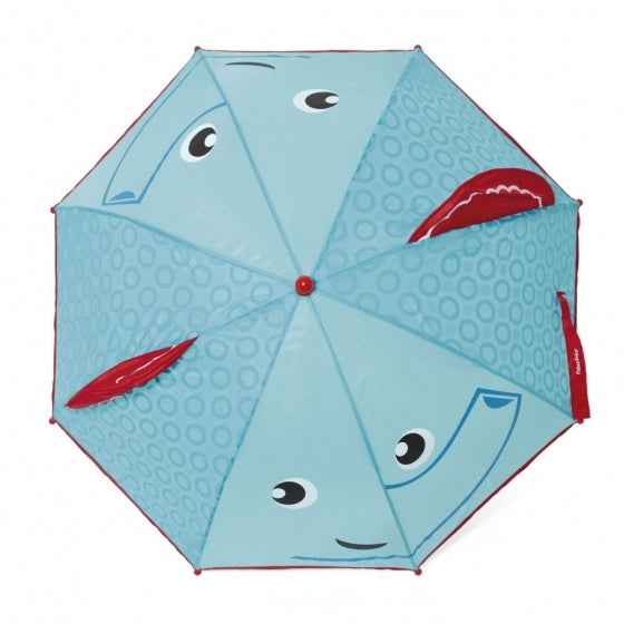 paraplu Olifant blauw/rood 80 cm