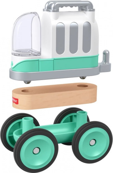 Wonder Makers camper 9 cm mintgroen 4-delig