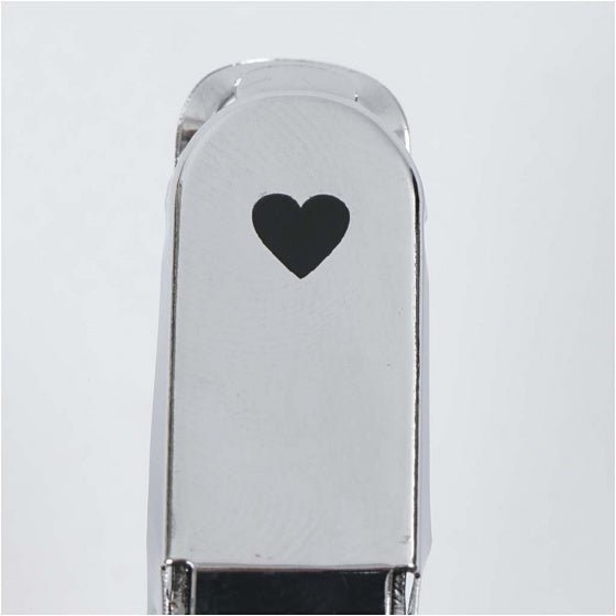 handpons hart gatgrootte 5 mm roze