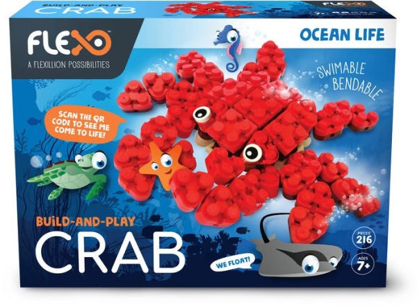 bouwpakket Ocean Life - Crab junior 216-delig