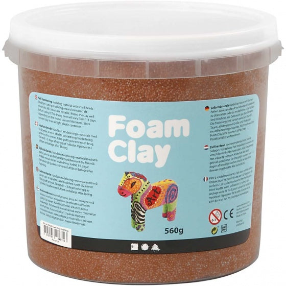 Foam Clay bruin 560 gram