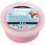 klei Glitter lichtrood 35 gram (78862)