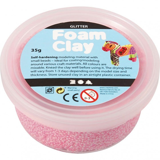 klei Glitter lichtrood 35 gram (78862)