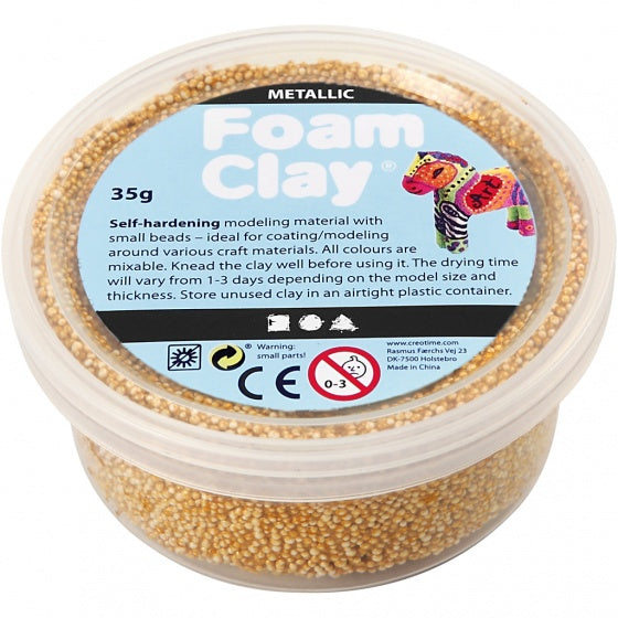 klei Metallic goud 35 gram (78918)