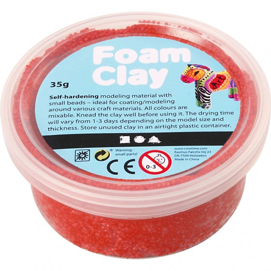 klei rood 35 gram (78923)