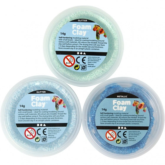 kleiset blauw/groen 14 gram 3-delig