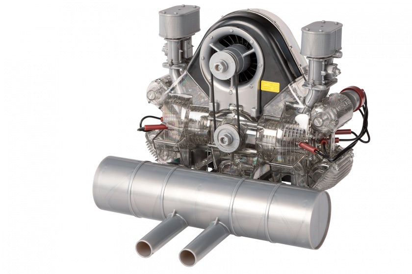 bouwpakket 4-cilinder-boxermotor Porsche Carrera 300-delig