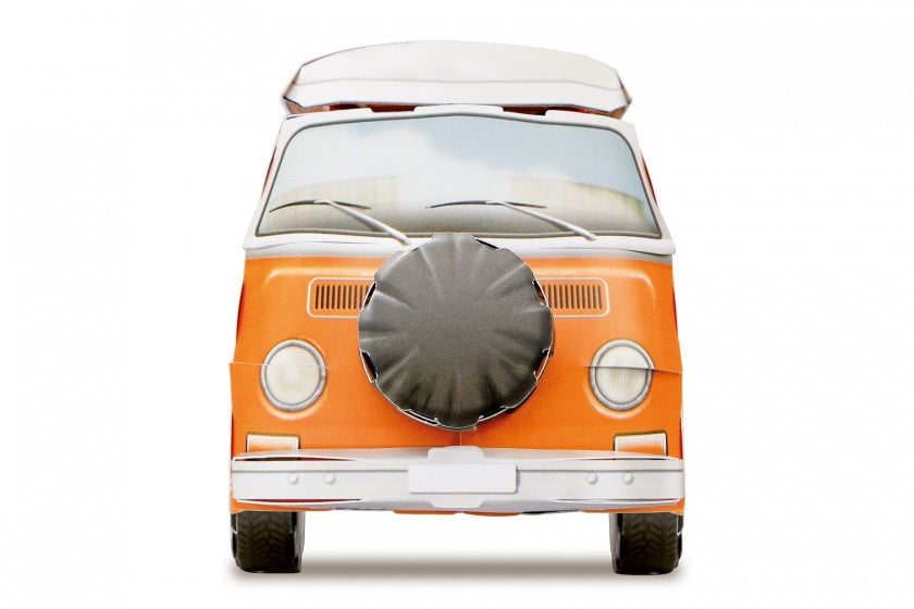 bouwpakket VW Bulli T2 1:18 karton 38-delig oranje