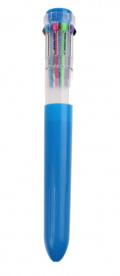 10-kleurenpen blauw 21 cm