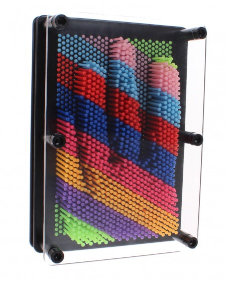 3d Pin Art regenboog junior 18 cm