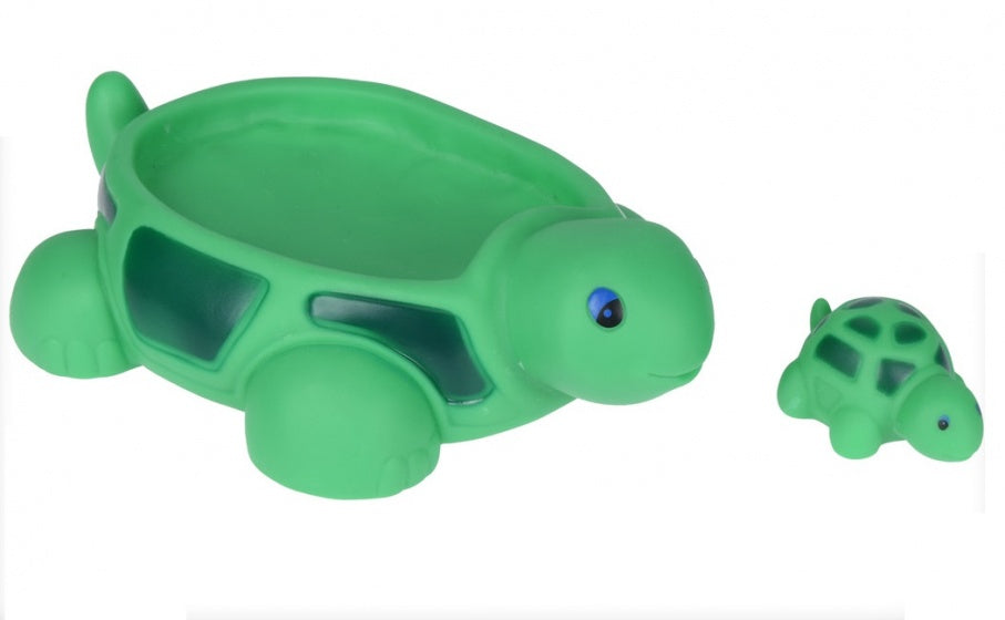 badspeelgoed schildpad groen 4-delig
