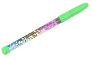 balpen glitter groen 19