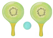 beachballset kiwi 3-delig geel/groen