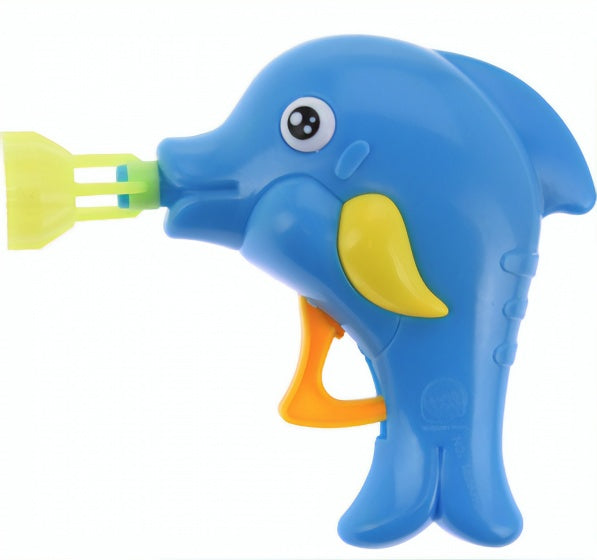 bellenblaaspistool dolfijntje 50 ml blauw